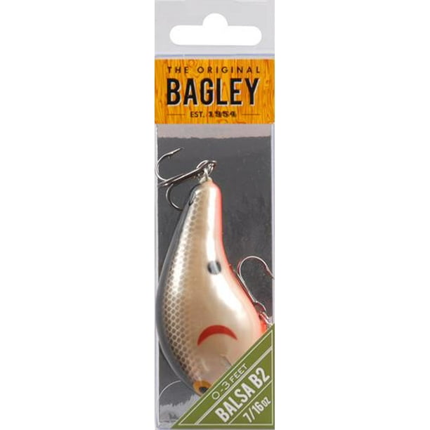 Bagley Balsa B2 Hot Tiger 3d 7/16 Oz Fishing Lure Hard Bait for sale online 